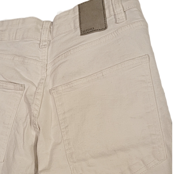 Bershka 5Pocket White Skinny 28 Like New! - Picture 2 of 6